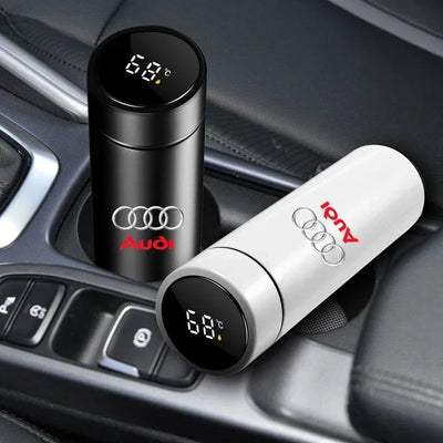 1pcs Car Cup Water Cup Creative Mass Simple Temperature Cup Car Accessories For Audi C6 C5 C7 A1 A3 A4 b5 b6 b7 b8 A5 A6 A7 A8L