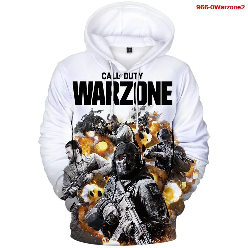 Game Hoodies Men Call Of Duty Warzone Printed Modern Warfare 3d Plus Size Hoodies PUBG Sweatshirt Hot Boys/girls Pullovers