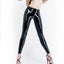 Women's Shiny Leather Pencil Pants Sexy Booty Lifting Zipper Over Sayes Trousers Stretch Tights Clubbing Nightlife Custom 2023