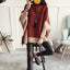 2023 Women Pullover Female Sweater Fashion Autumn Winter Shawl Warm Casual Loose Knitted Tops