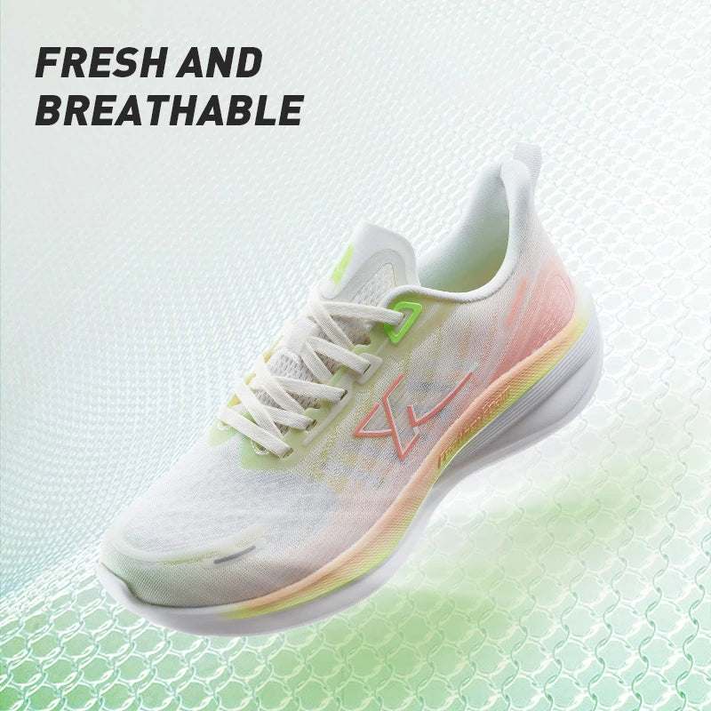 Xtep Light Form Running Shoes Women 2023 Summer Breathable Mesh Women's Sports Shoes Non-Slip Rebound Sneakers 877218110012