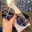 2023 New Fashion Korean Sunglasses for Men and Women Personalized Oval Square Sun Glasses Trending Eyewear Gafas De Sol UV400