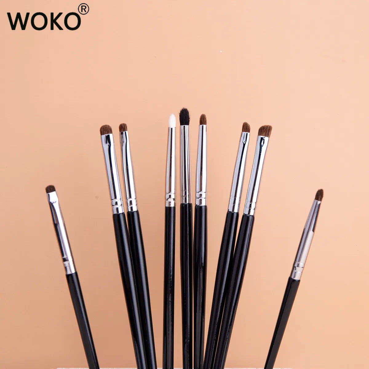 1-5pcs Precision Eyeliner Smudge Brush Makeup Brush Smudge Horse Hair Eyeshadow Smudge Brush Small Smoky Liner Makeup Brushes