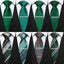 JEMYGINS Men Green Ties Striped Tie Paisley Silk Wedding Tie For Men Necktie Hanky Cufflink Set Party Business Fashion Designer