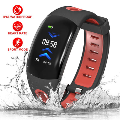 Smart band UI Full Touch Screen outdoors Fitness Watch Smartwatch Heart Sleep Monitor Watch Waterproof Fitness for Android iOS