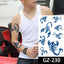 Juice Lasting Tattoo Waterproof Semi-permanent Sticker Scorpion Chest Star Symbol Intimate Tattoo Men Flash Transfer Fake Tattos