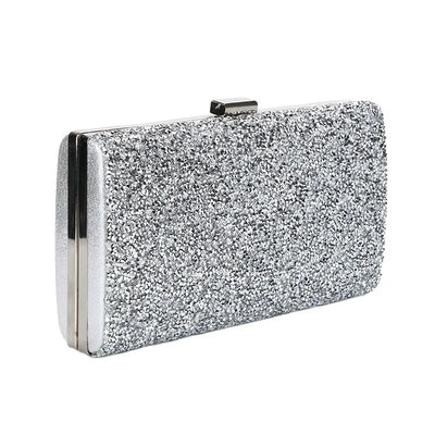 Women Diamond Wedding Clutch Purse and Handbag Elegant Evening Clutch Bag for Party Diamond Sequin Gold Silver Shoulder Bag ZD03