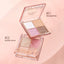 Four Color Highlight Powder Blusher Plate Pearl Fine Flash Shadow Powder Blusher Hghlight Integrated Facelift Plate