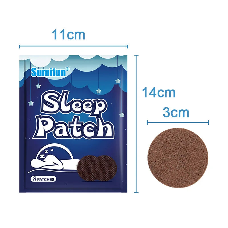 8/16/32pcs Sleep Patch Improve Insomnia Relieve Anxiety Decompression Headache Neurasthenia Soothing Sticker Body Relax Plaster