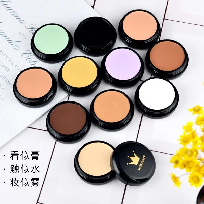 Colorful Facial Concealer Moisturizing Skin Concealer Cream Base Foundation Cover Dark Circle Facial Maquiagem Women 2023