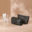 3Pcs Black Makeup Bags Small Medium Large Mesh Transparent Cosmetic Bag Organizer Cosmetics Storage Pencil Cases Neceser Pouch