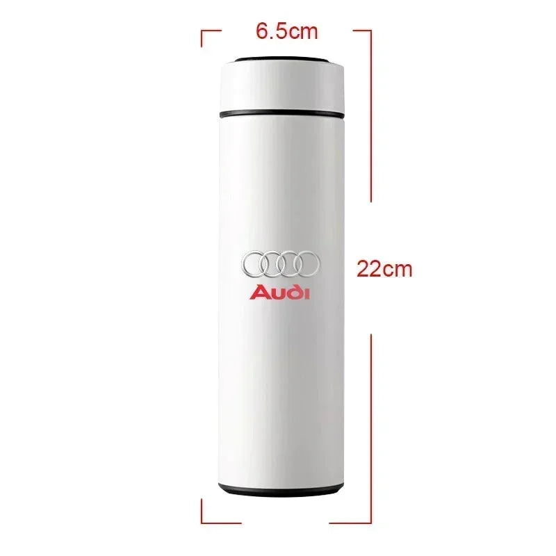 1pcs Car Cup Water Cup Creative Mass Simple Temperature Cup Car Accessories For Audi C6 C5 C7 A1 A3 A4 b5 b6 b7 b8 A5 A6 A7 A8L