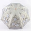 Luxury Flower Sun Umbrella Women Dual Folding Double Layer Lace Embroidery Clear Windfroof Rain Umbrella for Wedding Gifts