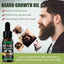 NEW Beard Hair Growth Essential Oil Anti Hair Loss Product Natural Mustache Regrowth Oil for Men Nourishing Beard Care Roller