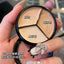 3-Color Concealer Palette Cream Texture Covers Acne Marks Dark Circles Multifunction Face Makeup Lasting Brighten Face Cosmetics