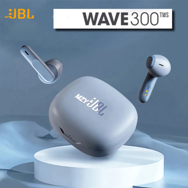 mzyJBL Wireless Earphones Wave 300 Bluetooth Headphones W300 Original Sports Hifi In-Ear Earbuds TWS In Ear Headset With Mic