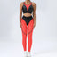 2 Piece Sets Womens Outfits Summer Sexy Transparent Tracksuit Women Sportswear Two Piece Matching Set Women Outfit 2023 Orange