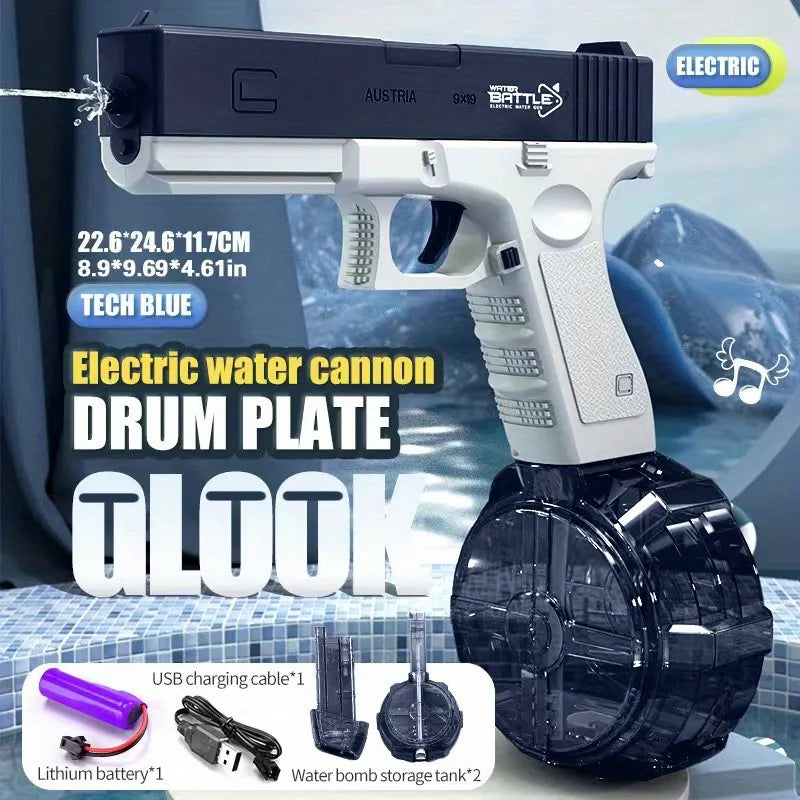 2023 New Electric Water Gun High-Quality Rechargeable Kids Toy With Large  Capacity For Summer Games And Fun