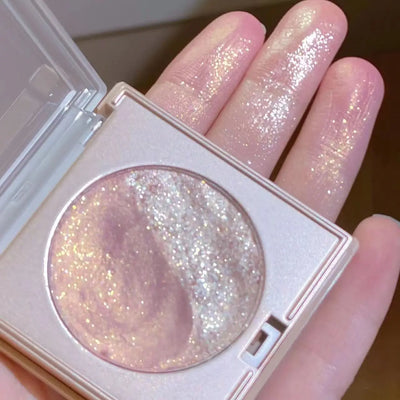 Diamond Highlighter Powder Gold Glitter Palette Face Contour Shimmer Water Sense Body Ginger Blush Highlight Cosmetic Makeup