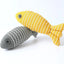 Pet Products  Pet Toys Dog Accessories Plush Cat Toy Wave Fish with Mint Cat Pet Toy Wear-resistant and Scratch-resistant plush