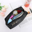 3Pcs Black Makeup Bags Small Medium Large Mesh Transparent Cosmetic Bag Organizer Cosmetics Storage Pencil Cases Neceser Pouch