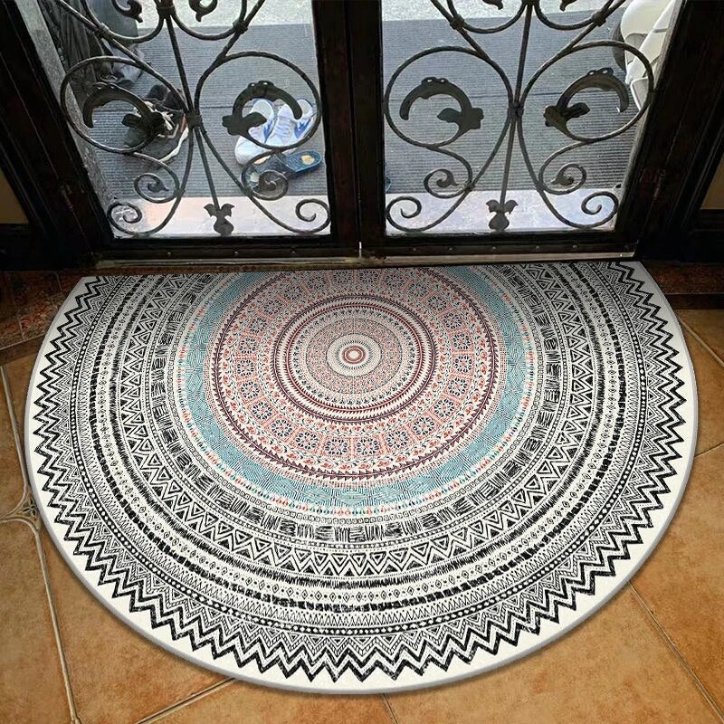 Ethnic Semicircle  Entrance Doormats