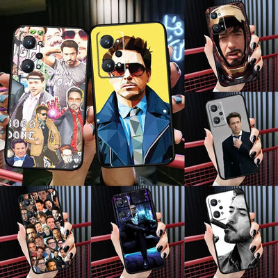 Robert Downey Jr For Realme C55 C33 C30 C21Y 10 Pro Plus GT Neo 5 3 3T Case For OnePlus 11 10 Pro Nord 2 2T