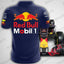 2024 Edition Red Bull Racing Team Men Casual Big Size Short Sleeve Graphic Polo Collar Shirt Playeras Para Hombres Mens Clothing