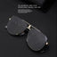 2024 New Arrival Men's Luxury Retro Aviation Style Sunglasses Women Brand Design Double Beam Cool Driving Sun Glasses Oculos