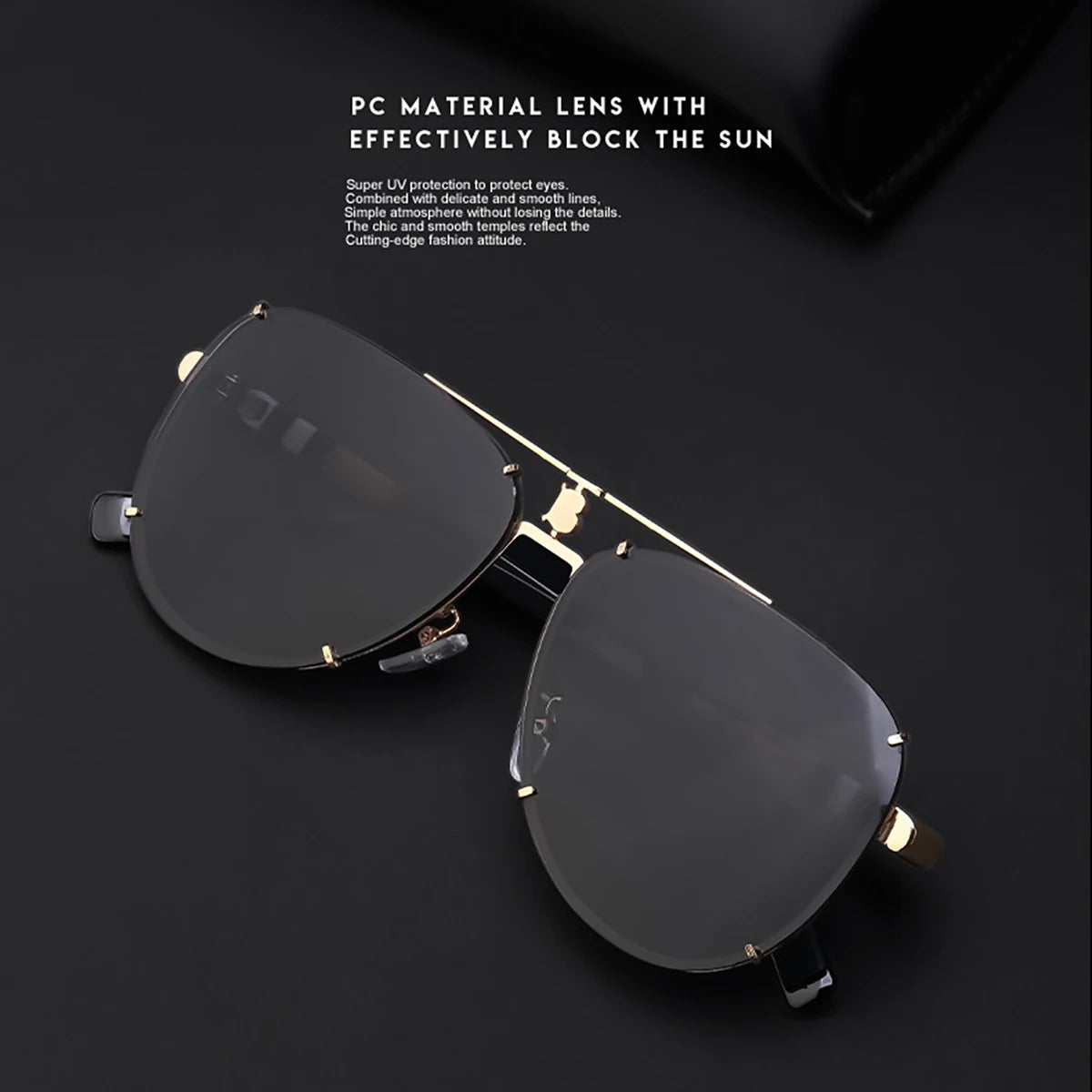 2024 New Arrival Men's Luxury Retro Aviation Style Sunglasses Women Brand Design Double Beam Cool Driving Sun Glasses Oculos