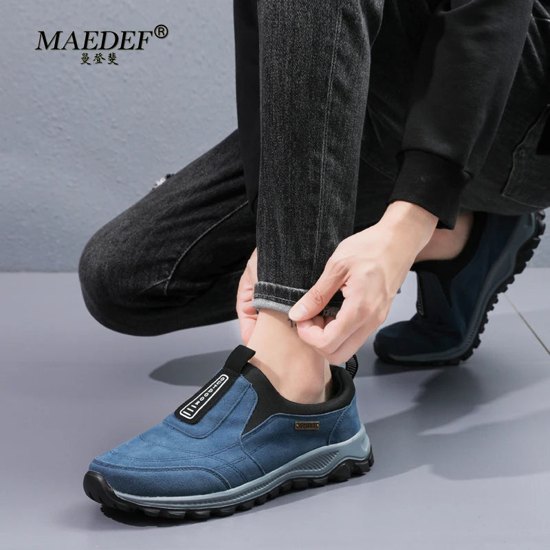 MAEDEF Men Shoes Casual Walking Shoes Men Spring Autumn Outdoor Sports Shoe Man Comfortable Hiking Shoes Non Slip Male Sneakers