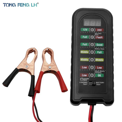 BT-170 12V Car Battery Tester Motorcycle Tester Fault Detector Car Diagnostic Tools