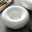 Creative White Ceramic Tableware Salad Dessert Bowl Snack Plate Household Table Decoration Cake Plate Kitchen Utensils Porcelain