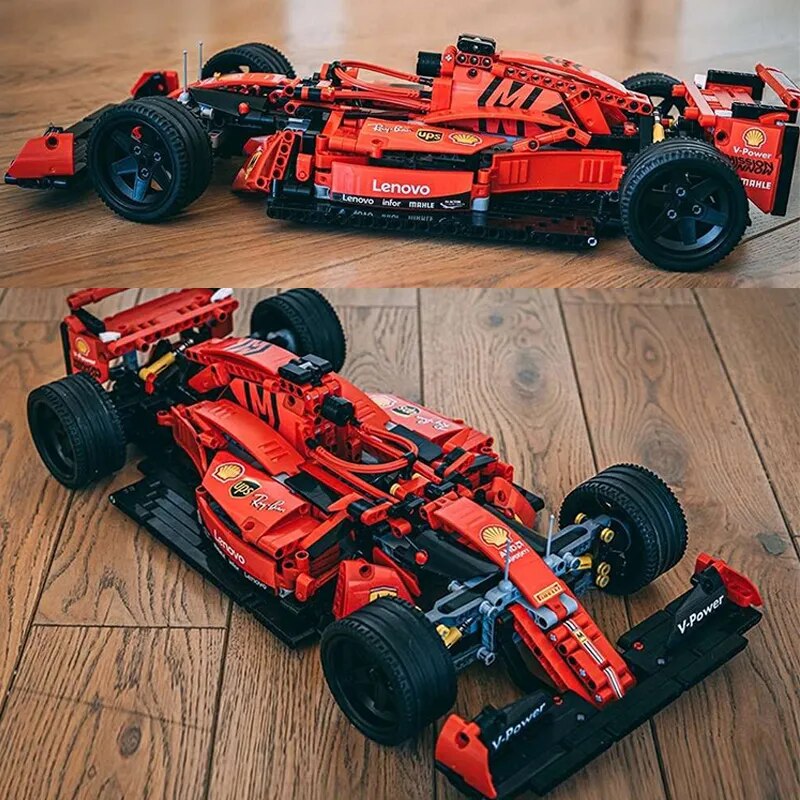 Technical APP Remote Control Moter Power Sport Car Building Blocks Bricks F1 Formula Speed Racing Sets Toys For Kids Models Gift