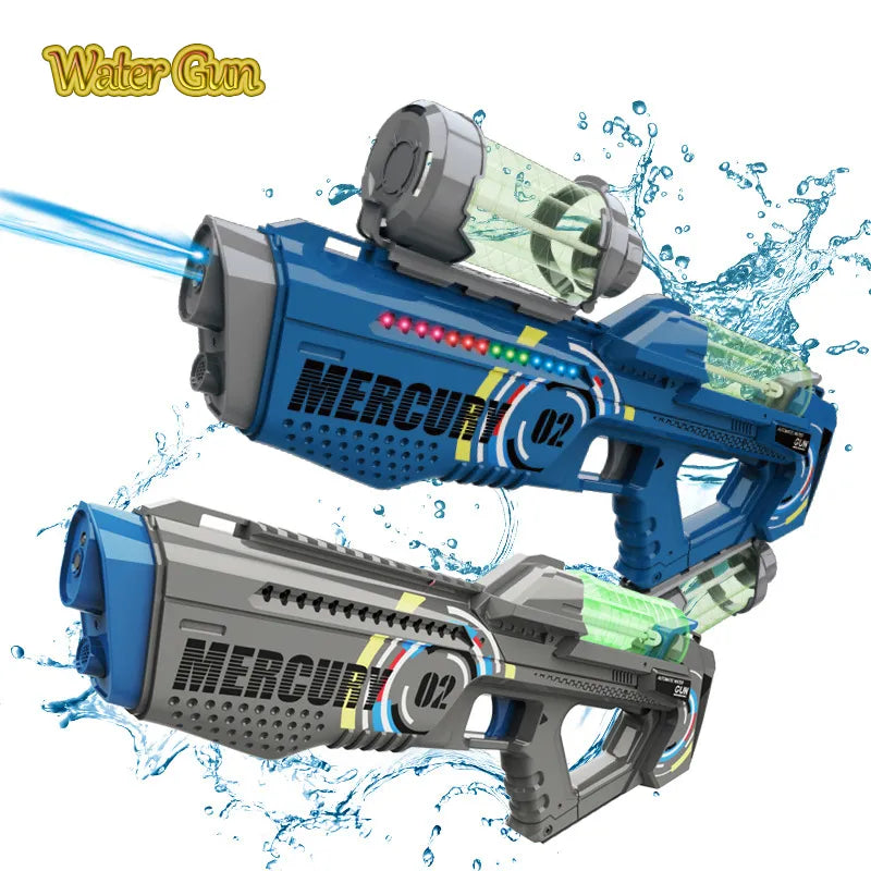 Luminous Electric Water Gun Fully Automatic Continuous Firing Water Gun Interactive Water Splashing Children's Toys