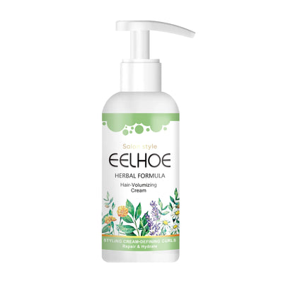 EELHOE Curl Booster Defining Cream Hair Curling Enhancer Moisturizing Styling Repair Curling Essence Elastin Setting Cream 50ml