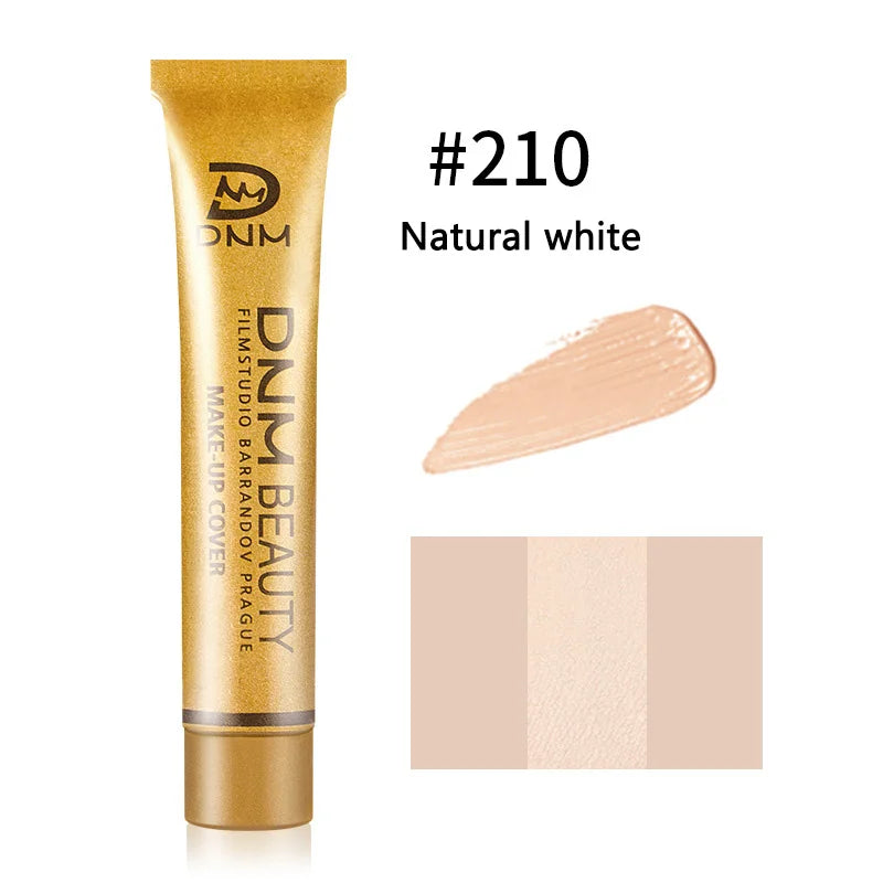 Full Skin Concealer Foundation Cream Face Professional Blemish Cover Dark Spot Tattoo Contour Makeup Liquid Concealer Cosmetic