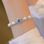 2024 New Design Aquamaro Pearl S925 Sterling Silver Bracelet Niche Personalized Gift Light Luxury Women's High-end Jewelry