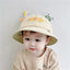 Cute Cartoon Baby Bucket Hat Cotton Panama Cap Spring Summer Outdoor Beach Fisherman Hats Baby Boy Girl Sun Hat For Kids Toddler