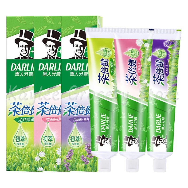 DARLIE Green Tea Toothpaste White Tea Toothpaste Jasmine Longjing Toothpaste Household 140g Remove Odor Freshen Breath Oral Care