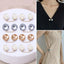 Double Pearl Brooch Pins Anti-fade Exquisite Elegant Brooches for Women Sweater Cardigan Clip Coat Summer Dress Jewelry