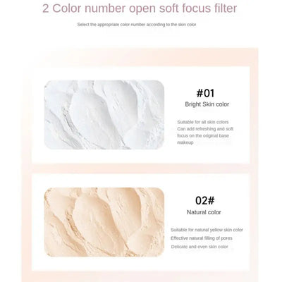 Loose Powder With Cosmetics Puff Oil Control Concealer Fixed Makeup Powder Breathable Waterproof Beauty Products Facial Makeup