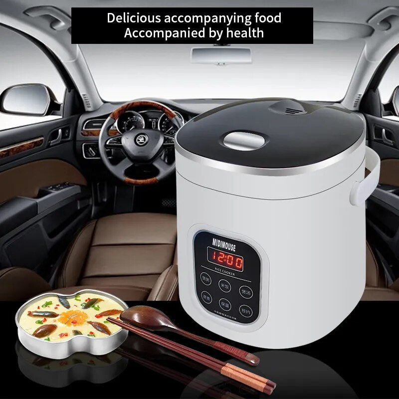 car mounted 2L vehicle electric cooker 12V+24V