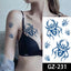 Juice Lasting Tattoo Waterproof Semi-permanent Sticker Scorpion Chest Star Symbol Intimate Tattoo Men Flash Transfer Fake Tattos