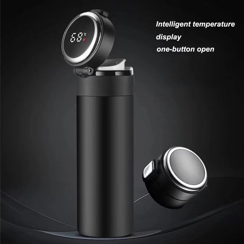 400ml Intelligent Thermos Flask Travel Sport Cup Stainless Steel Vacuum Water Bottle For CHERY Fulwin QQ TIGGO 3 4 5 7 PRO 8 car