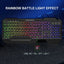 DE Version Luminous Keyboard Mouse Combos Suit USB Wired Game Colorful Backlight Mechanical Feel Keyboard And Mouse for German