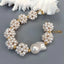 Y.YING Cultured White Pearl Bracelet Hand Made Pearl Bead Keshi Pearl For Women Boho Beach Fashion