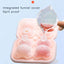 4 Grid 3D Little Teddy Bear Shape Ice Cube Silicone Mold