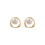 Imitation Pearl Earring For Women Gold Color Round Stud Earrings gift Irregular Design Unusual Fashion jewelry bijoux Femme