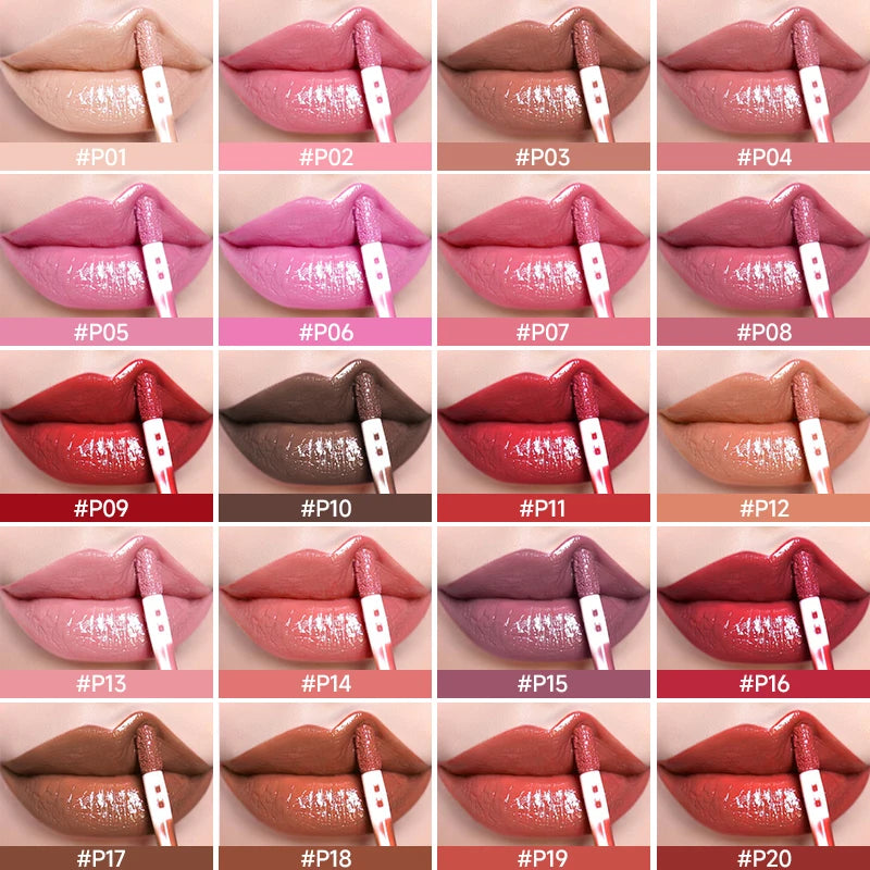 20 Colors Sexy Women Lipstick Waterproof Long Lasting Moist Lip Gloss Vivid Colorful Lipgloss Women Makeup Maquiagem